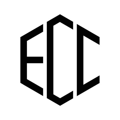 ECC logo design vector 15966899 Vector Art at Vecteezy