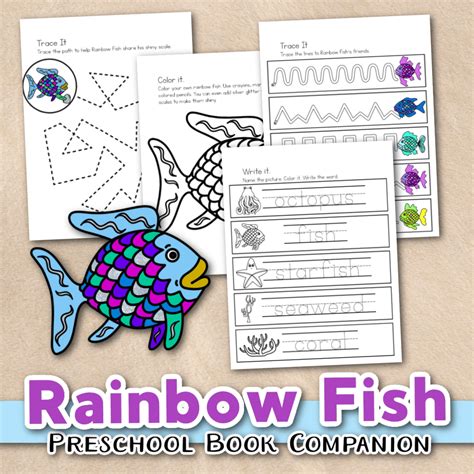 Rainbow Fish Word Search