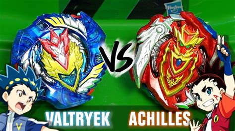 TURBO BLADE SHOWDOWN! | Turbo Valtryek V3 .Z.Ev VS Turbo Achilles A4 .00.Dm-S | Beyblade Burst ...