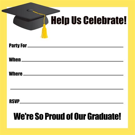 40+ FREE Graduation Invitation Templates - Template Lab