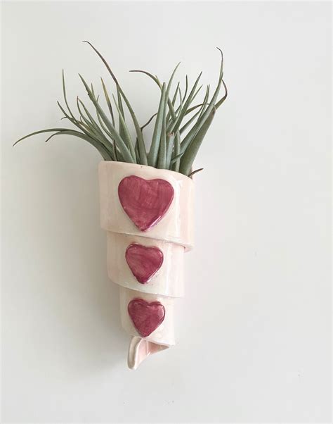 Air Plant Wall Pocket, Air Plant Holder, Wall Pocket, Wall Pocket Planter, Wall Pocket Ceramics ...