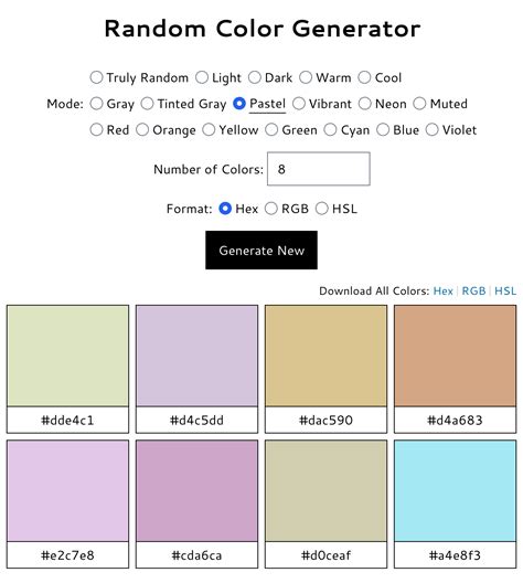 Random Color Generator