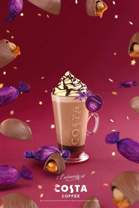 Costa Coffee unveil Christmas 2020 menu including Quality Street latte ...