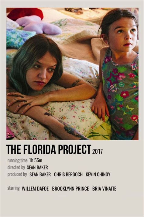 Minimalist Movie Poster for The Florida Project