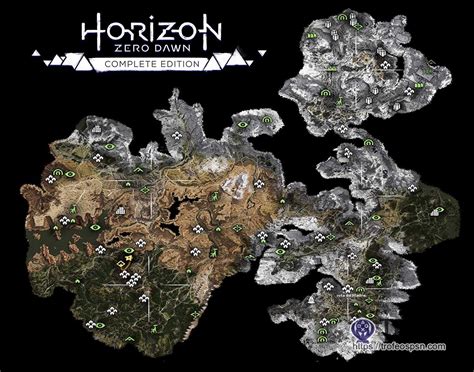 Horizon Zero Dawn Map Comparison