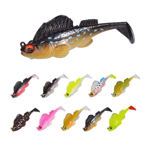 New Swim Shad 75mm 13g Soft Bait Shad Silicone Bass Pike Minnow Swimbait Jigging Plastic Lure ...