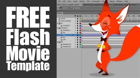 Free Adobe Animate CC & Flash Movie Template - YouTube