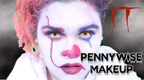 PENNYWISE MAKEUP TUTORIAL 90`S VS 2017! IT MAKEUP TUTORIAL - YouTube