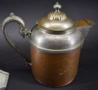 Crock, Wagner Magnalite Dutchoven and Fancy Copper Tea Pot - BHD Auctions