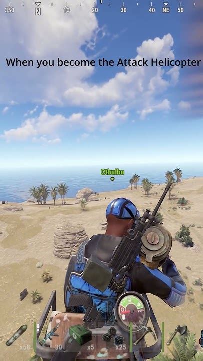 Rust Helicopter Rocket PVP #rust #rustgame #minicopter #gaming #funny #pvp - YouTube