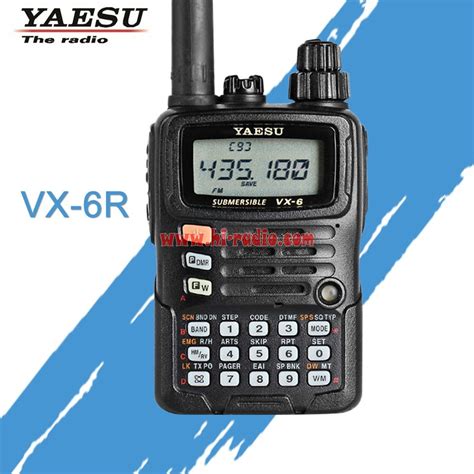 YAESU VX-6R Dual Band Ham Radio FM Transceiver Walkie Talkie - Walkie-Talkie