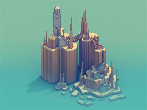 The Monument Island by Sir carma on Dribbble