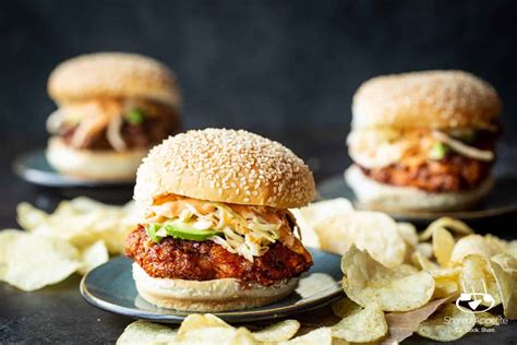 Korean Fried Chicken Sandwiches - Shared Appetite