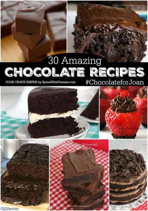 30 Amazing Chocolate Recipes - Spend With Pennies