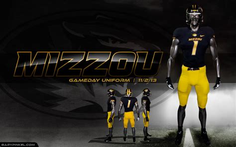 Mizzou Football Nike Uniform Combination: November 2 - Gary Pinkel