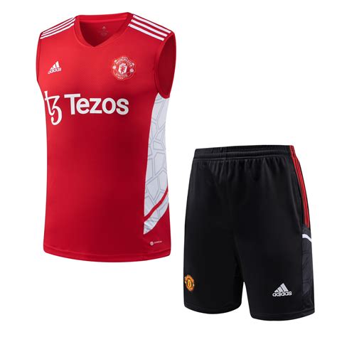 Manchester United Red Sleeveless Football Jersey - COPYCATZ