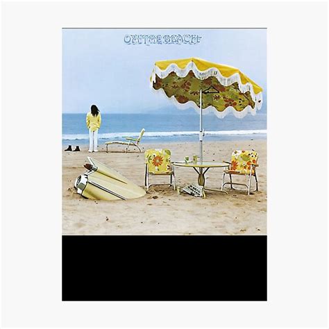 "Neil Young On the Beach Album Cover Art Clic" Photographic Print for ...