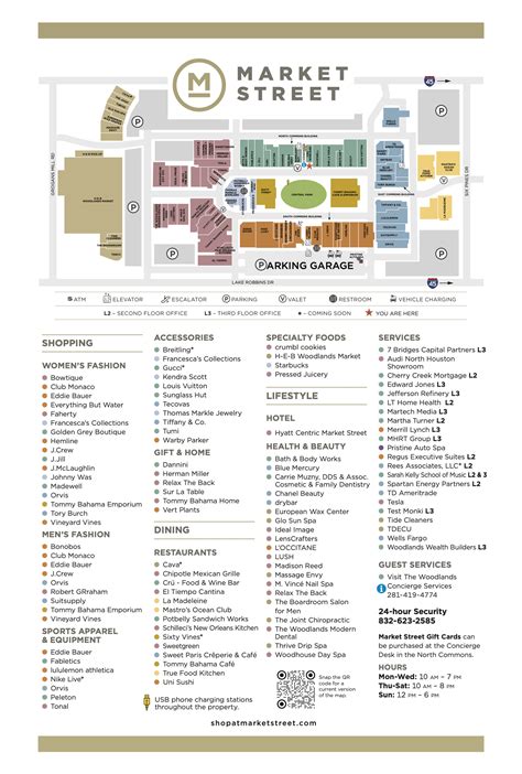 Market Street Directory | Market Street - The Woodlands