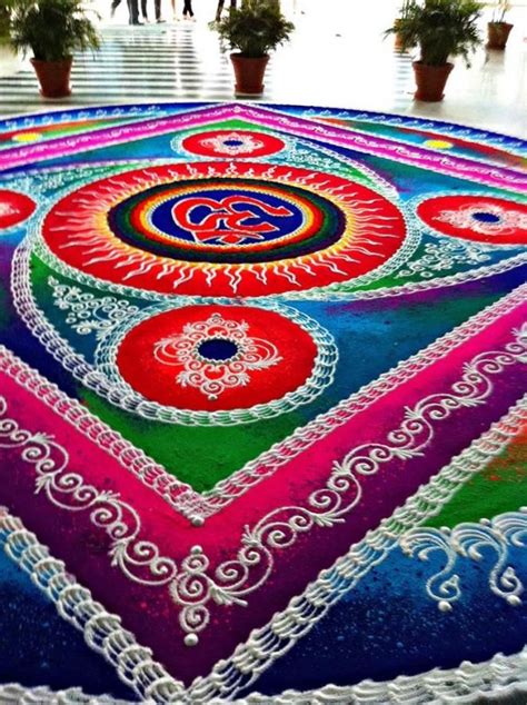 60 Beautiful and Easy Indian Rangoli Designs for your inspiration ...