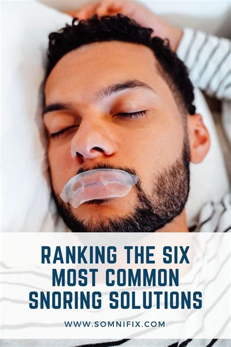 Snoring Devices: Ranking the Six Most Common Snoring Solutions | Snoring solutions, Snoring ...