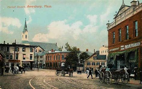 Old postcards, Amesbury, Street view