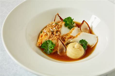 Skrei with Chicken Skin Crumb Recipe - Great British Chefs