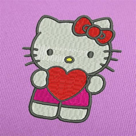 Hello Kitty 1 Embroidery Design Download - EmbroideryDownload