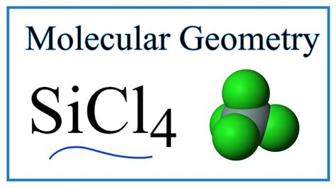 SiCl4 (Silicon tetrachloride) Molecular Geometry, Bond Angles ...