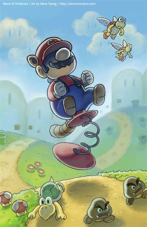 Mario Spring Toy by ~slimu on deviantART Nintendo World, Mario Nintendo, Video Games Nintendo ...