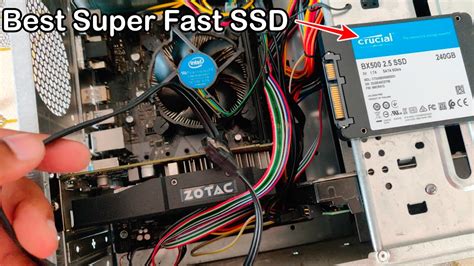 Crucial BX500 240GB SSD How To Install SSD in PC Speed Up Your Old ...