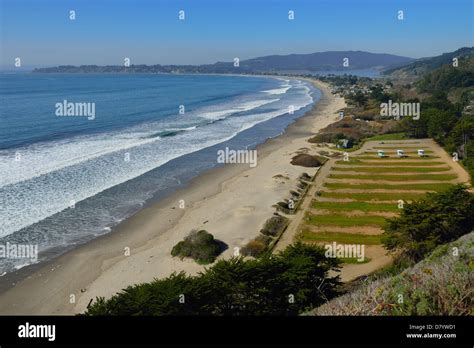 The camping ground at the beach, Stinson Beach CA Stock Photo: 56546365 ...