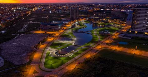 Aerial View of City during Night Time · Free Stock Photo