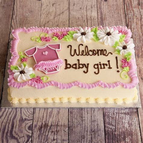 baby shower sheet cakes for a girl - Google Search … | Baby Shower in 2019…