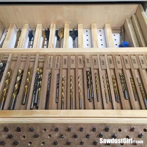 Drill Bit Storage Tray - Sawdust Girl®