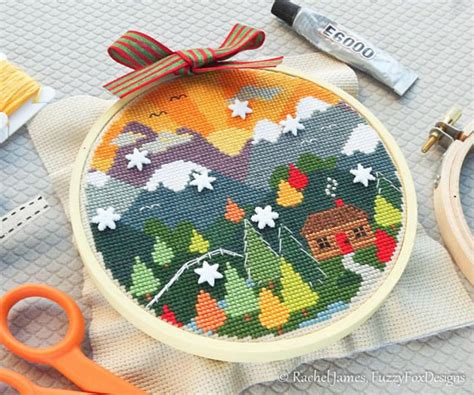 10 Winter Cross Stitch Patterns