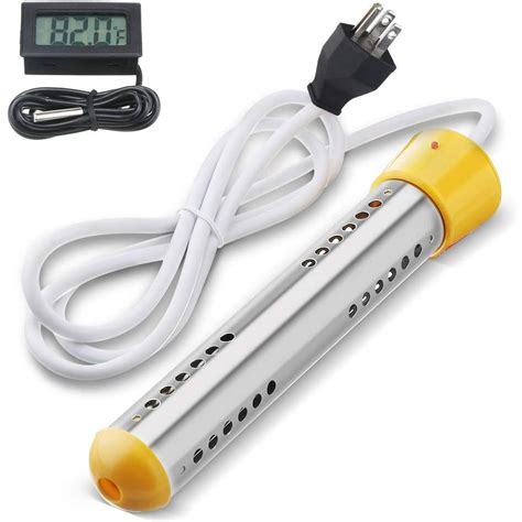 Outerdo Immersion Water Heater, Electric Submersible, Portable with ...