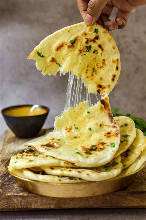 Cheesy Garlic Naan Bread