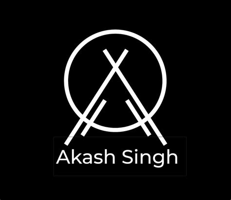 New name logo design ``letter``(A) For Akash Singh | Letter logo design ...