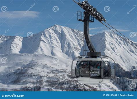 Skyway Monte Bianco, Courmayeur, Italy Editorial Stock Image - Image of ...