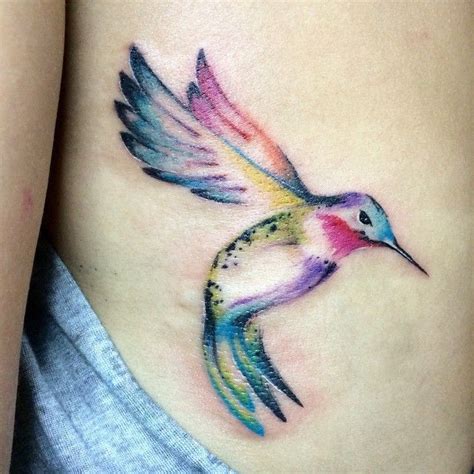 Watercolor Hummingbird Tattoo Designs, Ideas and Meaning - Tattoos For You