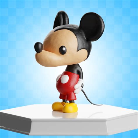 ArtStation - Clay style Mickey Mouse