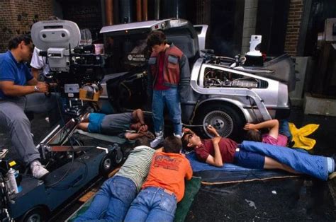 BACK TO THE FUTURE Behind the Scenes Set Photos