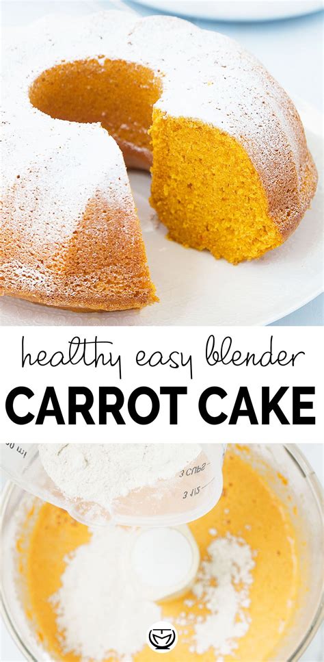 Blender carrot cake | Recipe | Healthy cake recipes, Dessert recipes easy, Food processor recipes