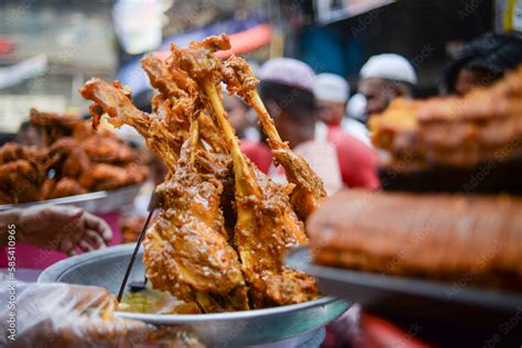 Traditional Street.Traditional Street Food Market at Chock Bazar,Dhaka ...