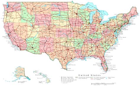 Printable State Road Maps | Printable Maps