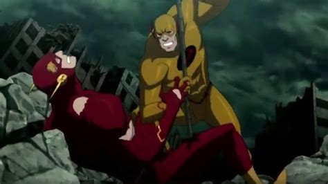 Flash vs Reverse Flash: Battle Of Speed - Justice League: The Flashpoint Paradox - YouTube