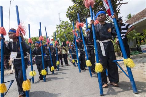 Play Egrang, a Traditional Game from Indonesia. Editorial Stock Image - Image of equipment ...