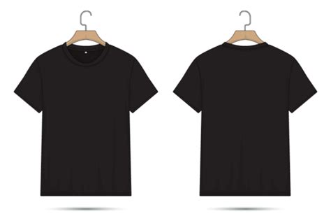 t-shirt mockup,front and back view,black,t shirts,blank,clothes,front ...