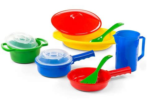 Kidzlane Toy Pots and Pans Kitchen Accessories, Durable and Safe Pretend Play Cookware for ...