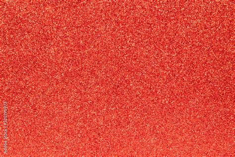 Red glitter background. Sparkling shiny wrapping paper texture wallpaper decoration. Stock Photo ...